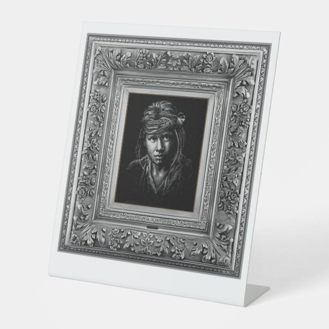 Expositor En L Nativo indígena americano. (Anverso)