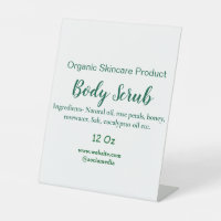 Naturaleza verde orgánica exfoliación corporal man