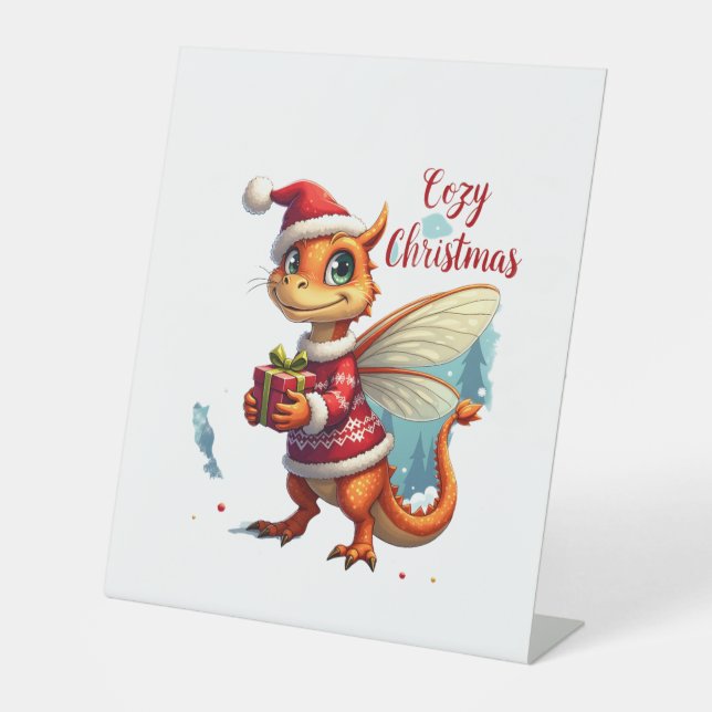 Expositor En L Navidades acogedores de libélula (Anverso)