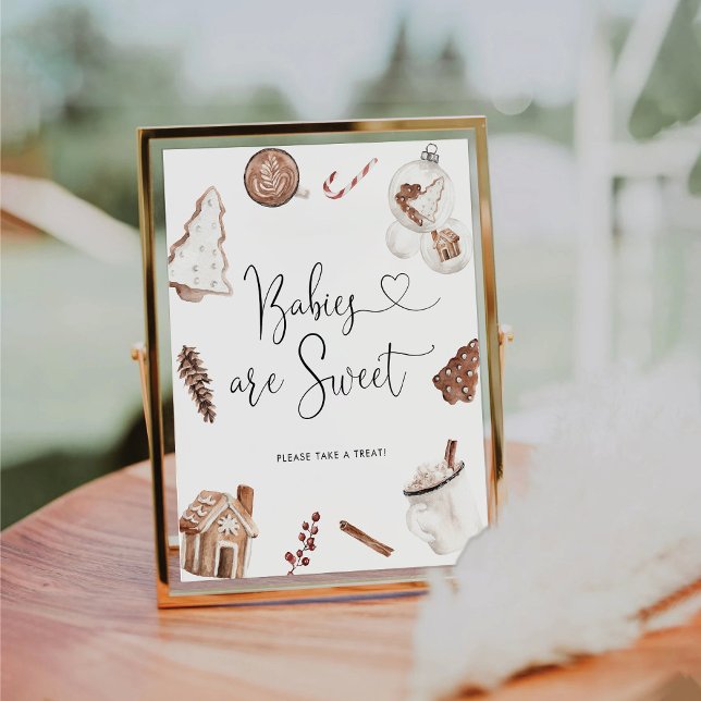 Expositor En L Navidades Acogedores Los Bebés Son Rótulo Dulce (Subido por el creador)