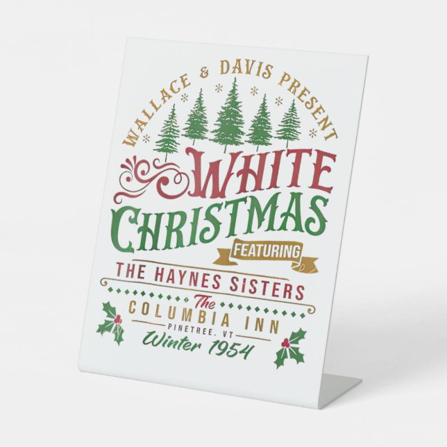 Expositor En L Navidades Blancos Wallace Y Davis Haynes Sister (Anverso)