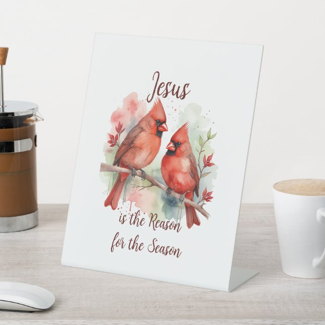 Expositor En L Navidades Cardenal Rojo Jesús Razón de la Temporad (In Situ)