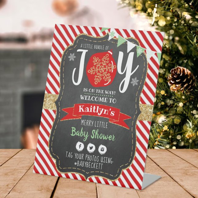 Expositor En L navidades de Baby Shower "Little Bundle Of Joy" (Subido por el creador)