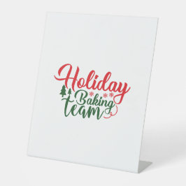 Expositor En L Navidades de Holiday Baking Team