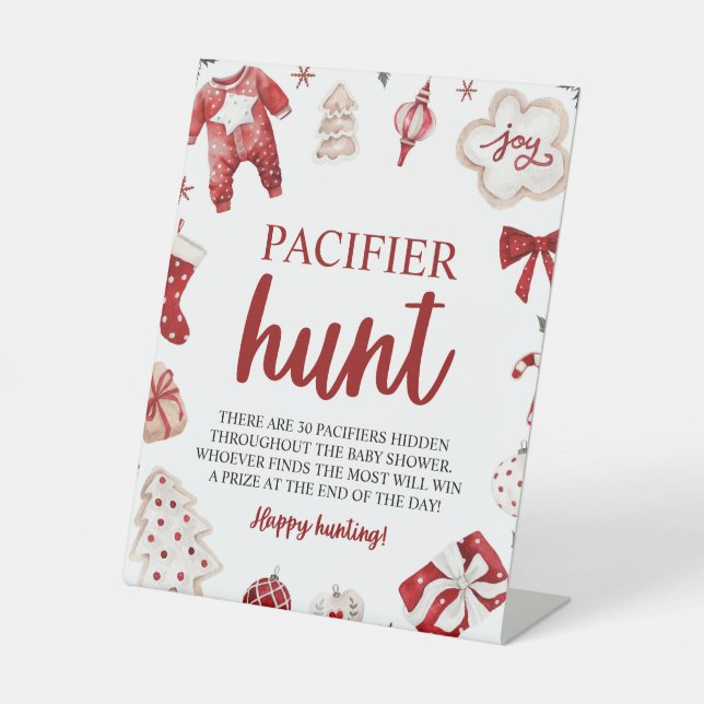 Expositor En L Navidades de invierno Pacífico caza juego de Baby  (Anverso)