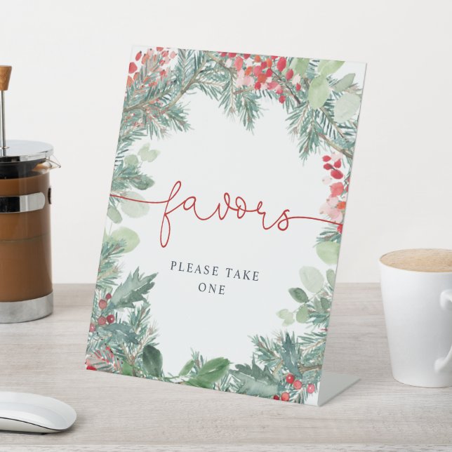 Expositor En L Navidades Green Shower Favor (In Situ)