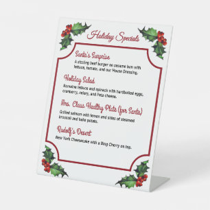 Expositor En L Navidades Holly Restaurant Specials