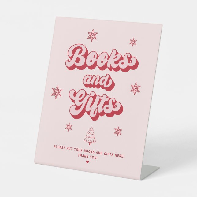 Expositor En L Navidades Libros y regalos de Baby Shower (Anverso)