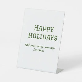 Expositor En L Navidades mínimos de vacaciones felices verdes