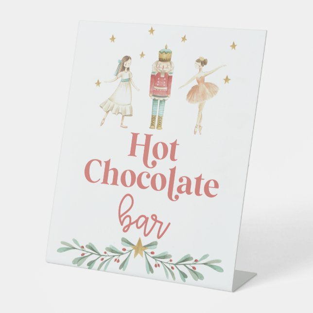 Expositor En L Navidades Nutcracker Hot Chocolate Bar (Anverso)