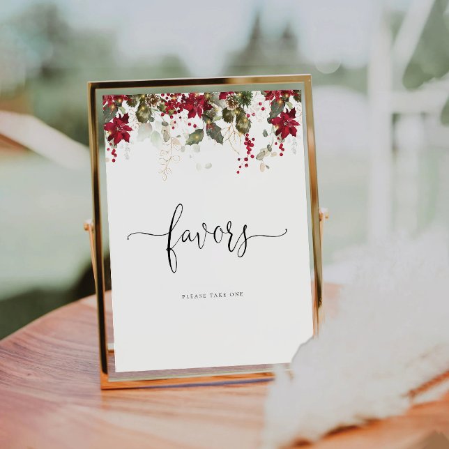 Expositor En L Navidades Red Poinsettia favorece el Rótulo (Subido por el creador)