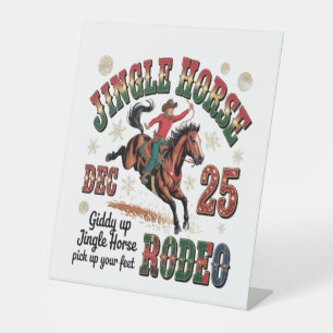 Expositor En L Navidades Rodeo Jingle Horse