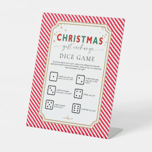 Expositor En L Navidades rojos festivos regalan Rótulo de juego d