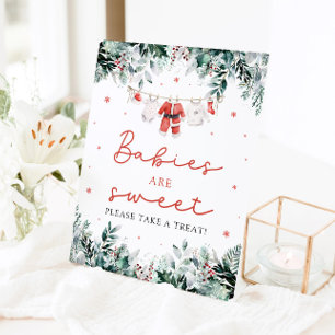Expositor En L Navidades rojos Los bebés de Santa Bebé son dulces