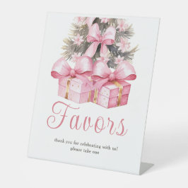 Expositor En L Navidades rosados dan Baby Shower