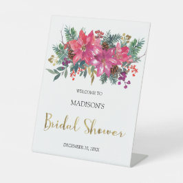 Expositor En L Navidades rosados de Poinsettia