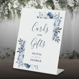 Expositor En L Navy Blue Elegant Regalos Y Tarjetas Florales Mode