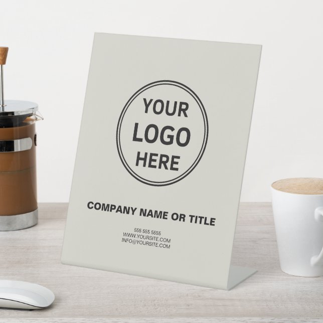 Expositor En L Negocio de promoción de logotipos personalizados (In Situ)