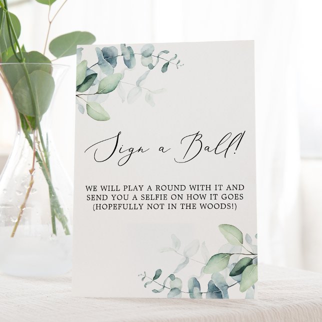 Expositor En L Negro Delicado | Rótulo Eucalyptus A Rótulo Ball (Subido por el creador)