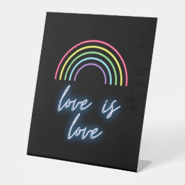Expositor En L Neon Love is Love Rainbow