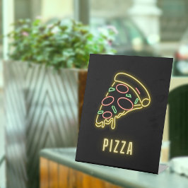 Expositor En L Neon Pizza Slice