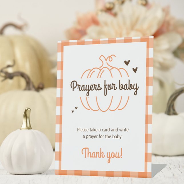 Expositor En L Neutral Sweet Pumpkin Baby Shower Oraciones Para E (Subido por el creador)