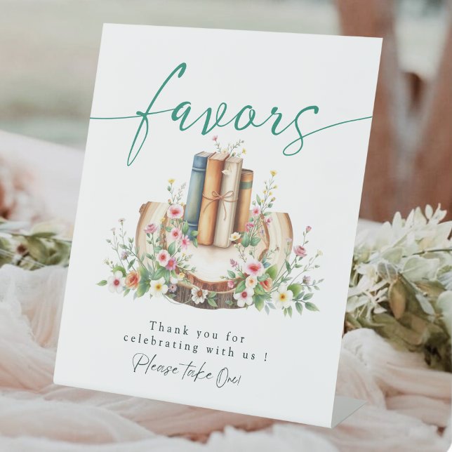 Expositor En L New Chapter Storybook Favors Bridal Shower Sign (Subido por el creador)