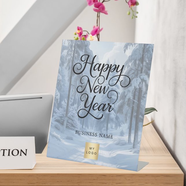 Expositor En L New Year winter wonderland snow business logo (Subido por el creador)