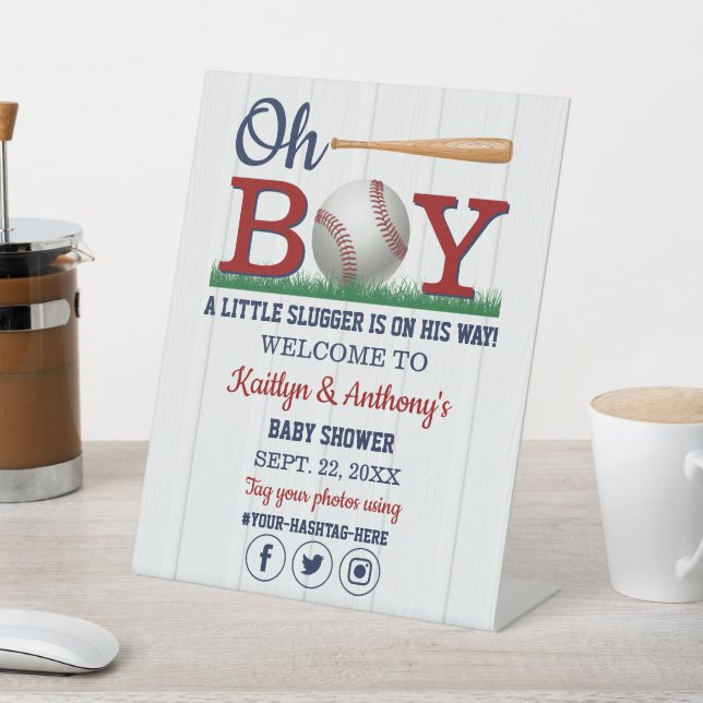 Expositor En L Niños de béisbol Bienvenidos al Rótulo Pedestal de (In Situ)
