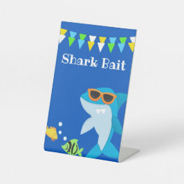 Expositor En L Niños Tiburón Azul Cumpleaños Fintástico