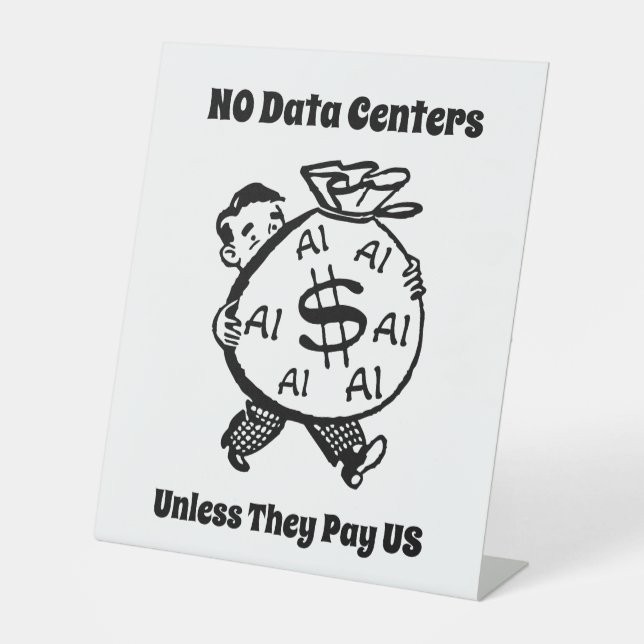 Expositor En L No centros de datos a menos que nos paguen (Anverso)