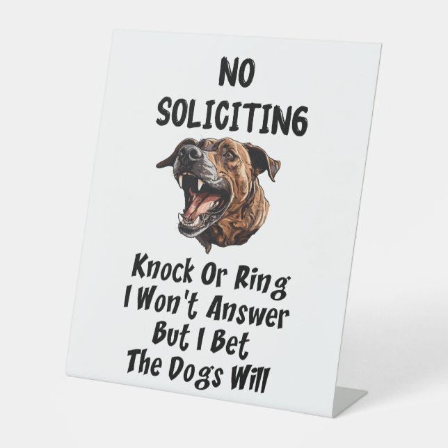Expositor En L No Solicitar - Los Perros Responderán (Anverso)