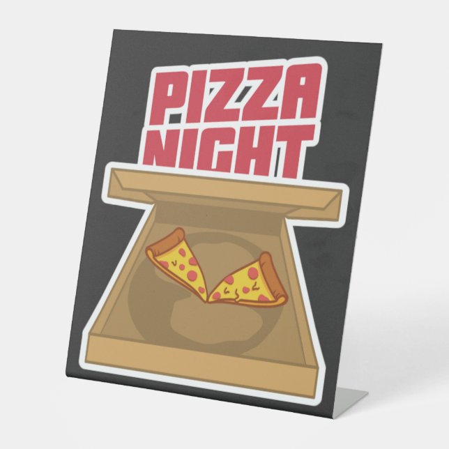 Expositor En L Noche Pizza (Anverso)