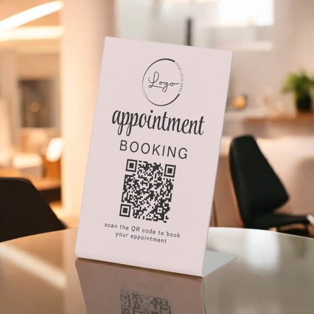 Expositor En L Nombramiento Booking QR Code Business (Subido por el creador)