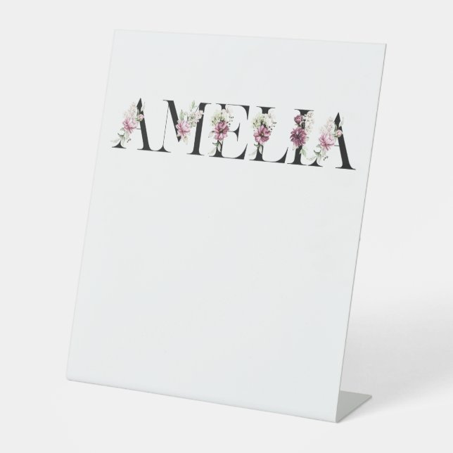 Expositor En L Nombre Amelia (Anverso)