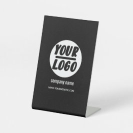 Expositor En L Nombre de la empresa personalizado y promoción del