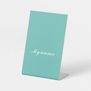 Expositor En L Nombre de Moda Minimalista moderna y Verde azulada