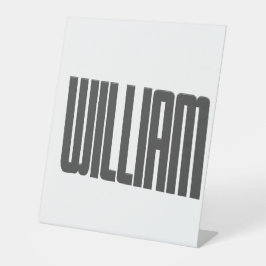EXPOSITOR EN L NOMBRE DE TIPOGRAFÍA WILLIAM