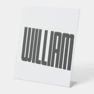 EXPOSITOR EN L NOMBRE DE TIPOGRAFÍA WILLIAM