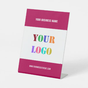 Expositor En L Nombre del logotipo de la empresa personalizado Ró