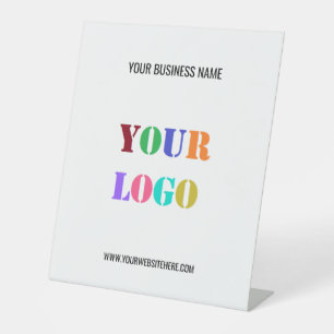 Expositor En L Nombre del logotipo de la empresa Plantilla de Rót