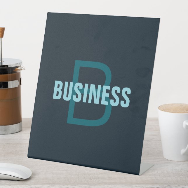 Expositor En L Nombre monogramado de Personalizable negrita simpl (In Situ)