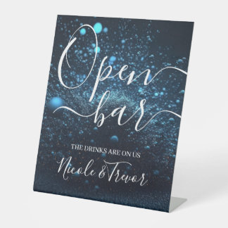 Expositor En L Nombres personalizados barra abierta boda polvo bo