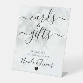 Expositor En L Nombres personalizados Tarjetas y regalos Bokeh bl