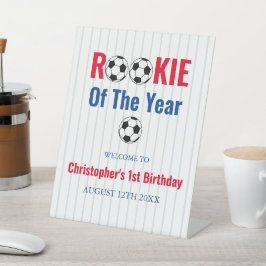 Expositor En L Novato Del Año Fútbol Cumpleaños 1