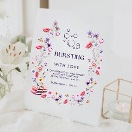 Expositor En L Novia Flores Silvestres Llena de Amor 