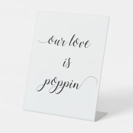 Expositor En L Nuestro amor es Poppin Popcorn Bar Boda