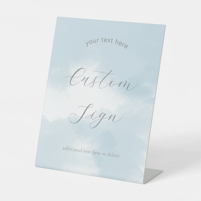 Expositor En L Nueve nubes de Personalizado de ducha de novia Rót (Anverso)