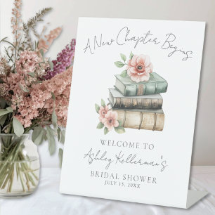 Expositor En L Nuevo Capítulo Floral Libro Bienvenida para Desped