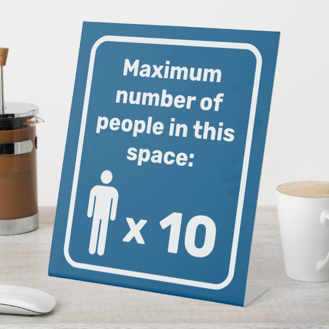 Expositor En L Número máximo de personas (In Situ)